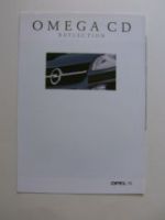 Opel Omega B CD Reflection 7/1995 Prospekt NEU