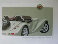 Leopard Automobile 6-litre Roadster Schweden Prospektblatt