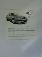 Saab 9-5 Limousine +Sport-Kombi Nordic Preisliste 1/2005