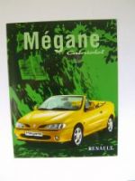 Renault Megane Cabriolet Prospekt März 1998 NEU Typ BA