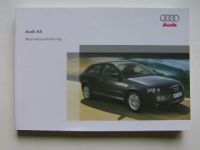 Audi Betriebsanleitung A3 5/2007 Buch Rarität