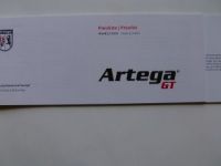 Artega GT Vorstellungsflyer Prospekt Großformat 3/2007 NEU