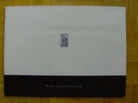 Rolls-Royce Phantom Prospekt A3 Format 2003 UK Englisch