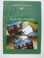 Land Rover Range Rover Zubehör Prospekt 11/1998