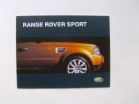 Land Rover Range Rover Sport Infoflyer NEU