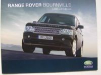 Land Rover Range Rover Bournville Limited Edition Prospekt NEU