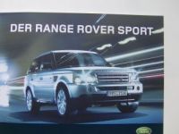 Land Rover Range Rover Sport Prospekt +Preise 10/2007