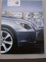 BMW 5er Limousine E60 Prospekt 520i-545i+525d-535d 2004