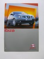 Seat Ibiza Prospekt 3/2002 NEU