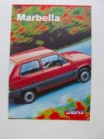 Seat Marbella Prospekt 8/1997 Rarität NEU