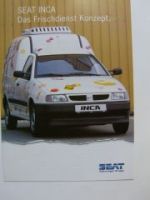 Seat Inca Frischdienst Konzept Prospekt
