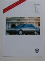 Lancia k Coupe Deutschland Premiere 1997 Leipzig Prospekt